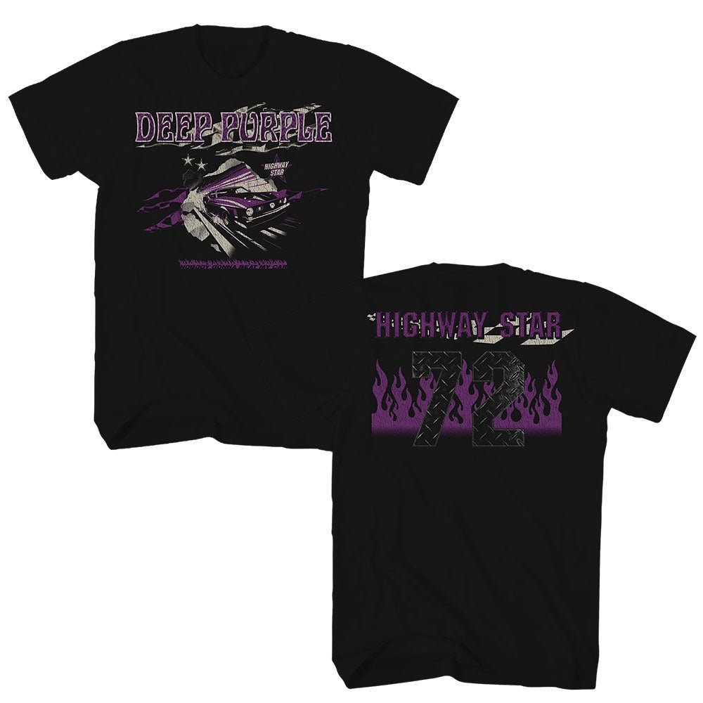 DEEP PURPLE ディープパープル (2026年 4月 来日 ) - HIGHWAY STAR / バックプリントあり / Tシャツ / メンズ - PGS